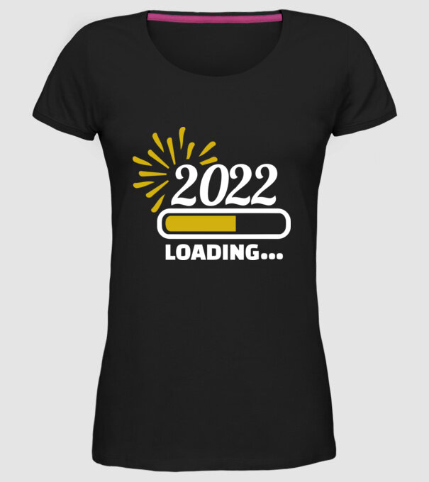 2022 loading model negru pe tricou