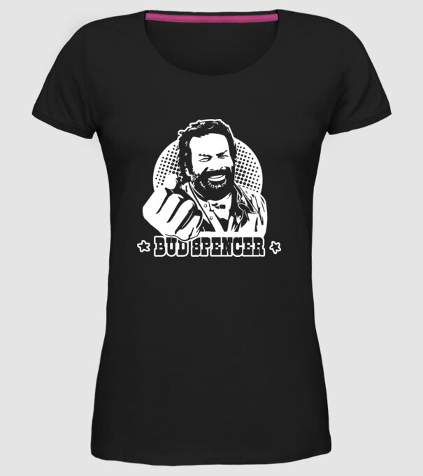Bud Spencer model negru pe tricou