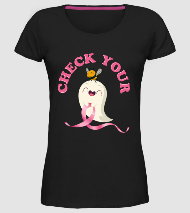 Check your boo-bees model negru pe tricou