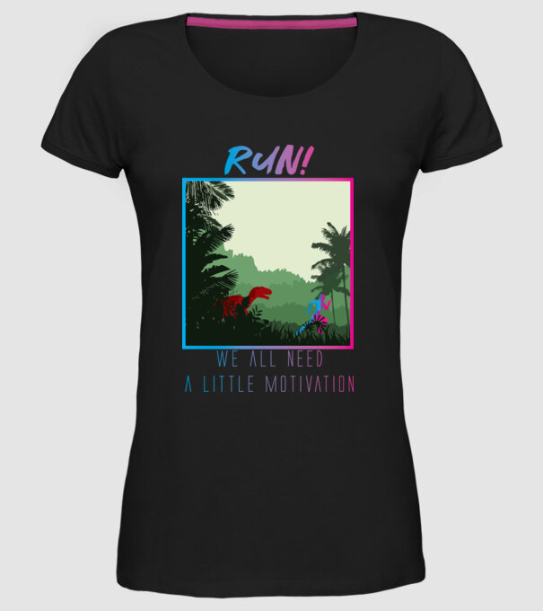 Dire Motivation - Teribil de motivat model negru pe tricou