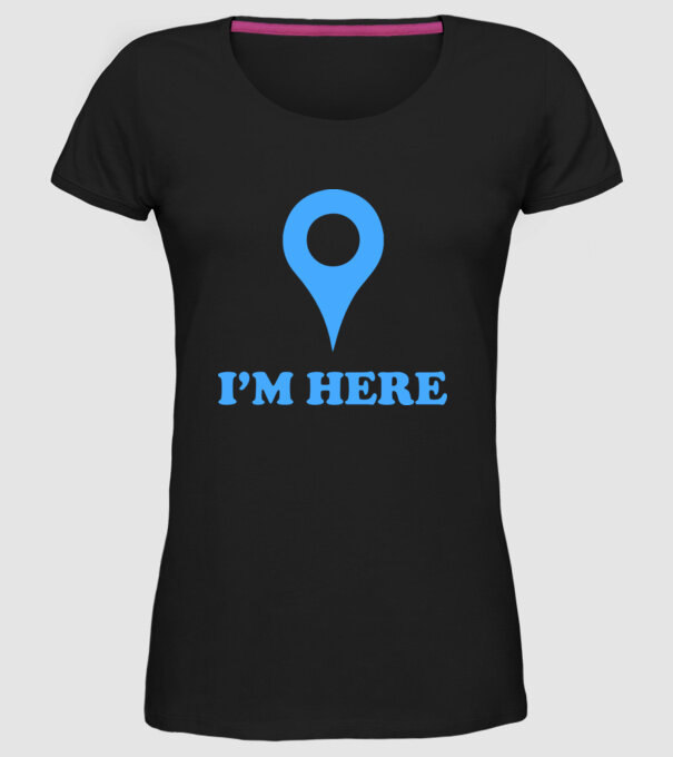 Google hike model negru pe tricou