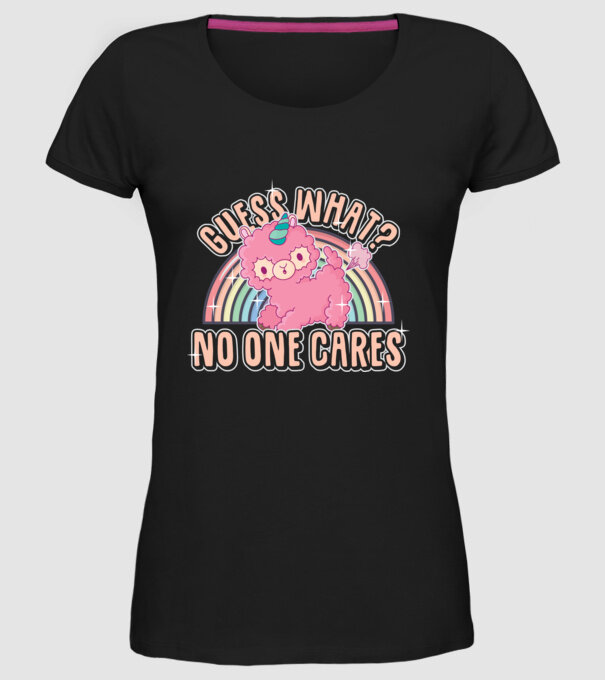 Guess what lama model negru pe tricou