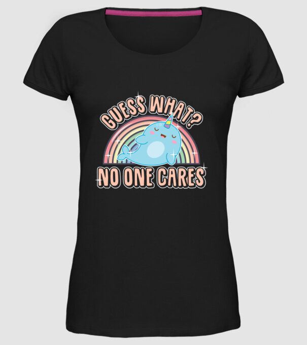 Guess what narval model negru pe tricou