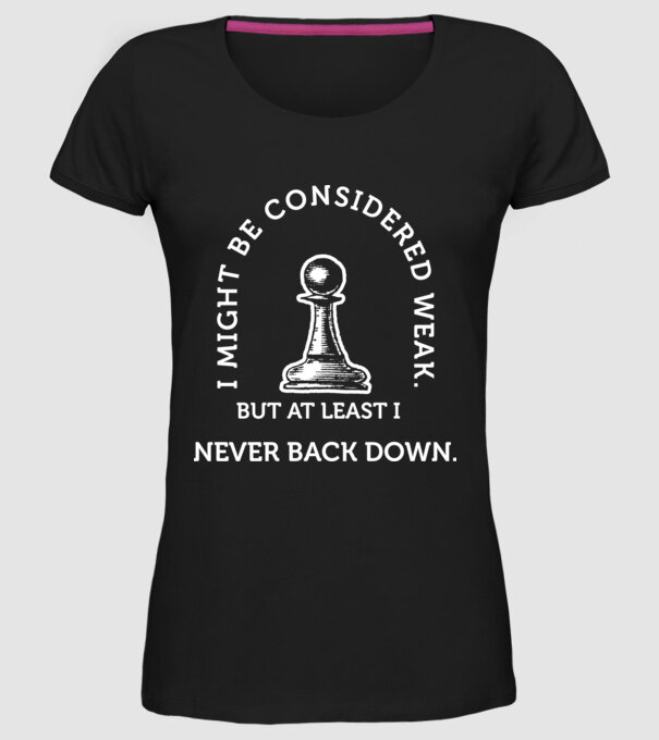 I might be considered weak drk model negru pe tricou