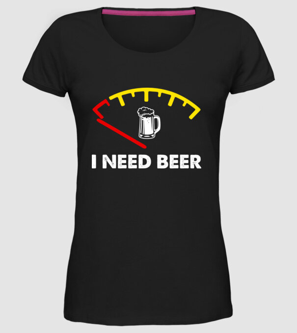I need beer model negru pe tricou
