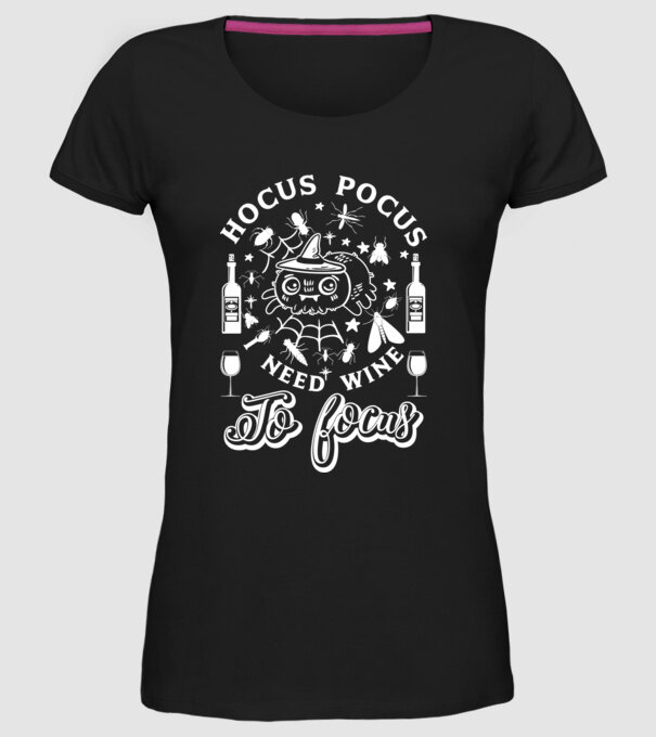 I need vine to focus model negru pe tricou