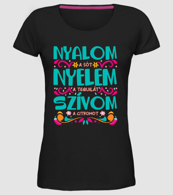 Ling sarea, înghit tequila, sug lămâia_D5934819 model negru pe tricou