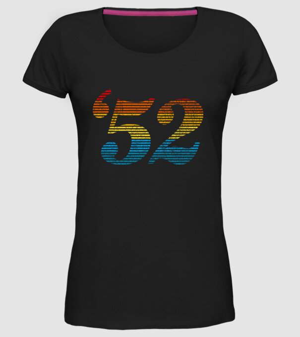 Retro Birthday 1952 model negru pe tricou