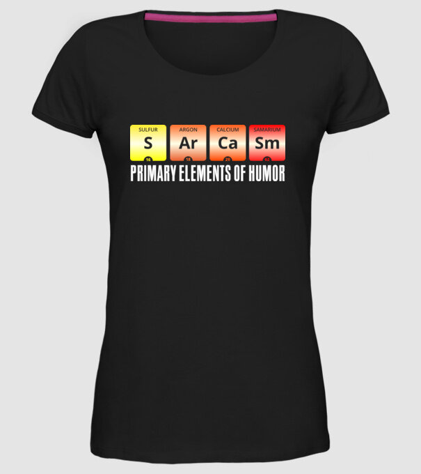 Sarcasm model negru pe tricou