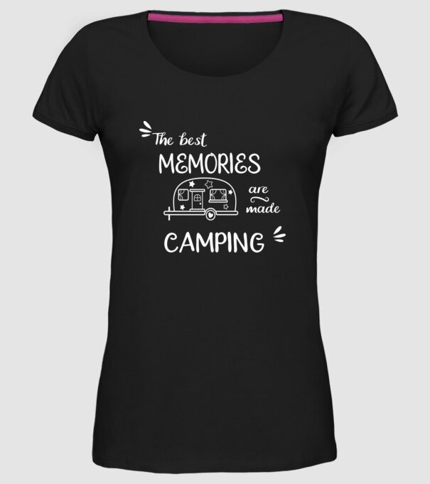 The best memories model negru pe tricou
