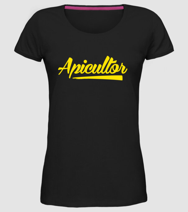 Apicultor model negru pe tricou