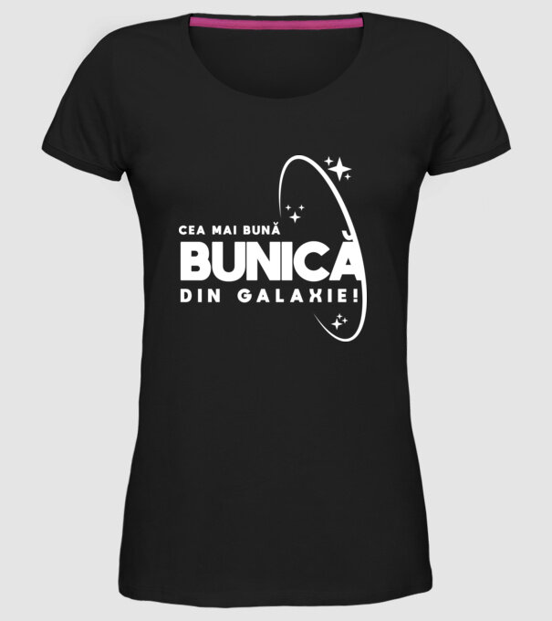 Cea mai bună mamă din Galaxie! model negru pe tricou