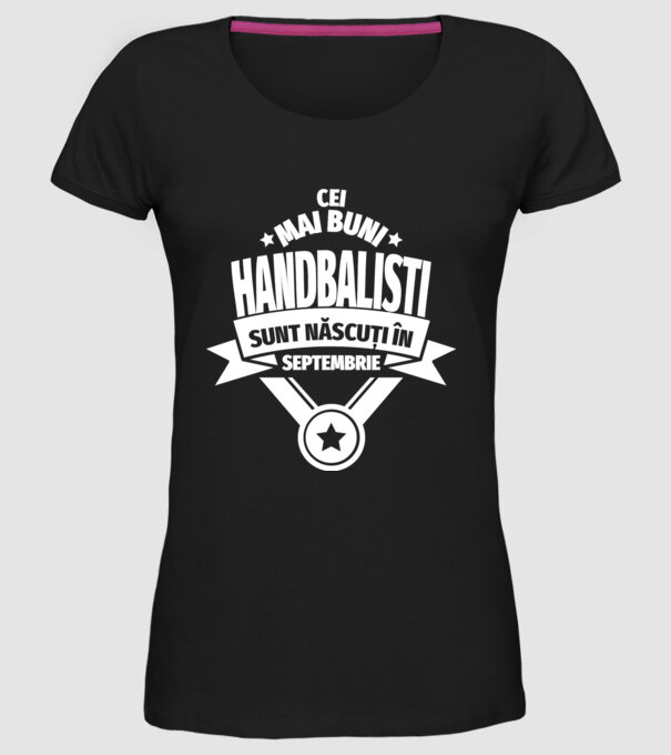 Cei mai buni hocheiști sunt născuți în Septembrie model negru pe tricou