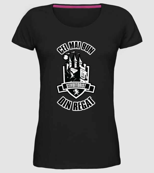 Cel mai bun stivuitorist din regat model negru pe tricou
