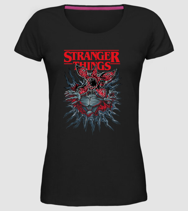 DEMOGORGON model negru pe tricou