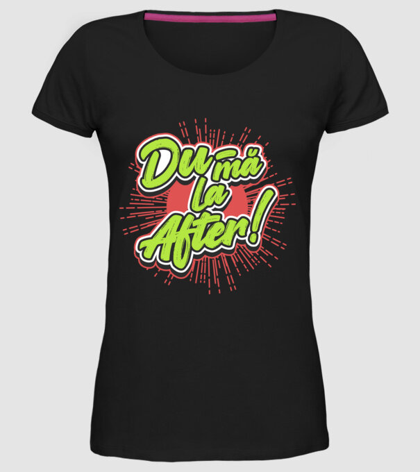Du-mă la After model negru pe tricou