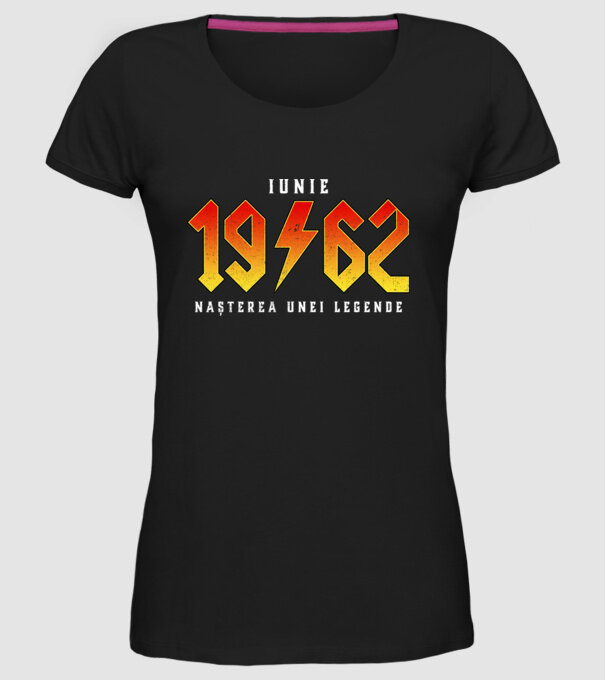 Iunie - 1962 - nașterea unei legende model negru pe tricou