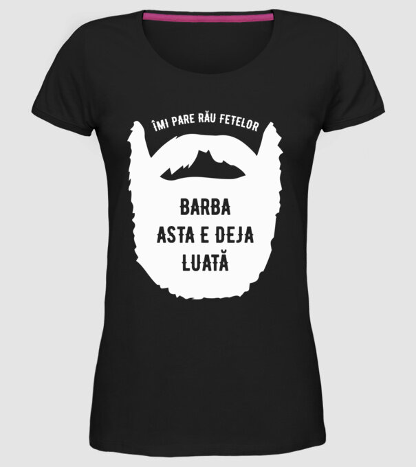 îmi pare rău fetelor, barba asta e deja luată model negru pe tricou
