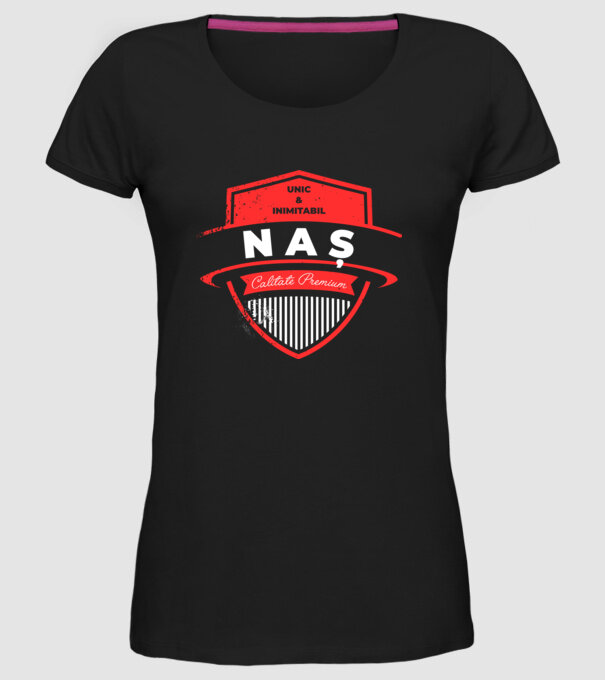 naș unic & inimitabil - calitate premium model negru pe tricou