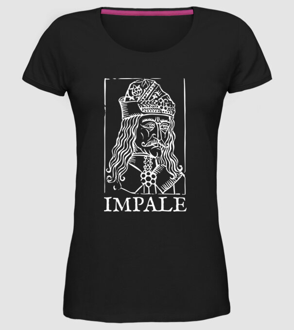 România Dracula 2 model negru pe tricou