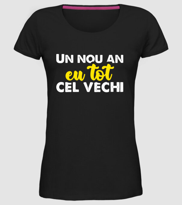 Un nou an, eu tot cel vechi model negru pe tricou