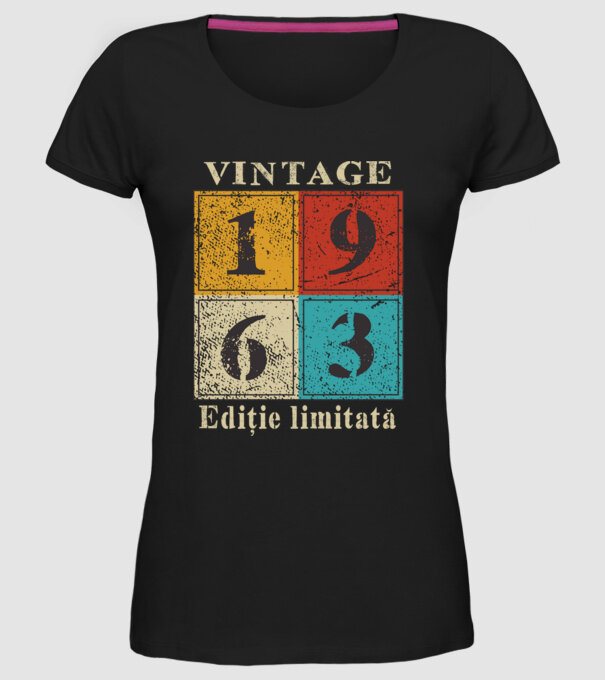 1963 - Ediție limitată model negru pe tricou