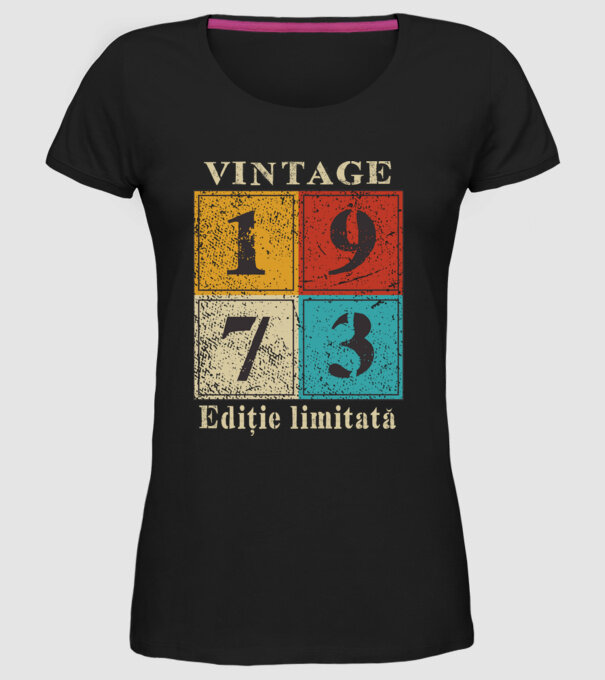 1973 - Ediție limitată model negru pe tricou