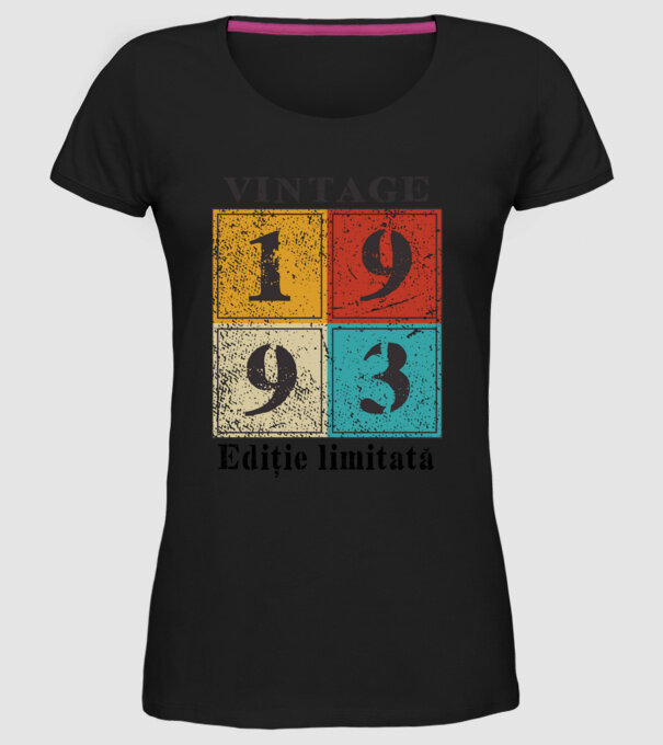 1993 - Ediție limitată model negru pe tricou