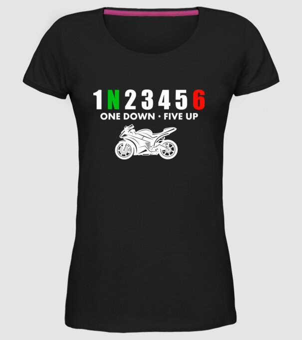 1N23456 model negru pe tricou