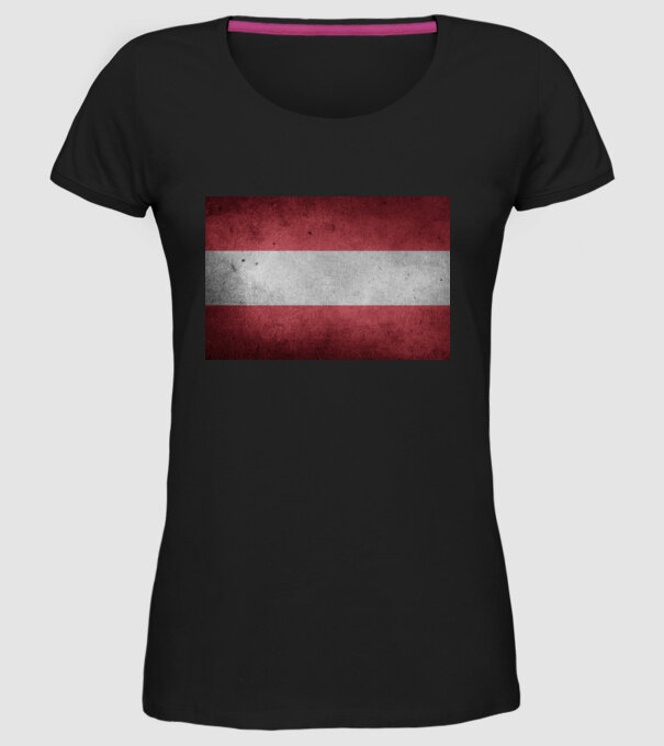 AUSTRIA model negru pe tricou