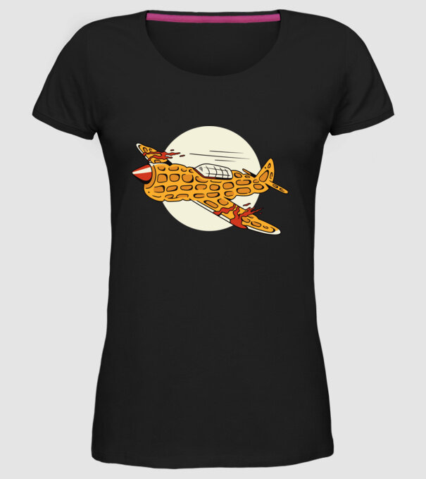 Avioane model negru pe tricou