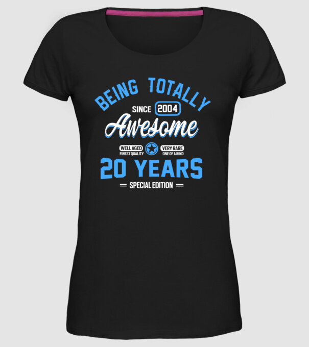 Being totally awesome 20 model negru pe tricou