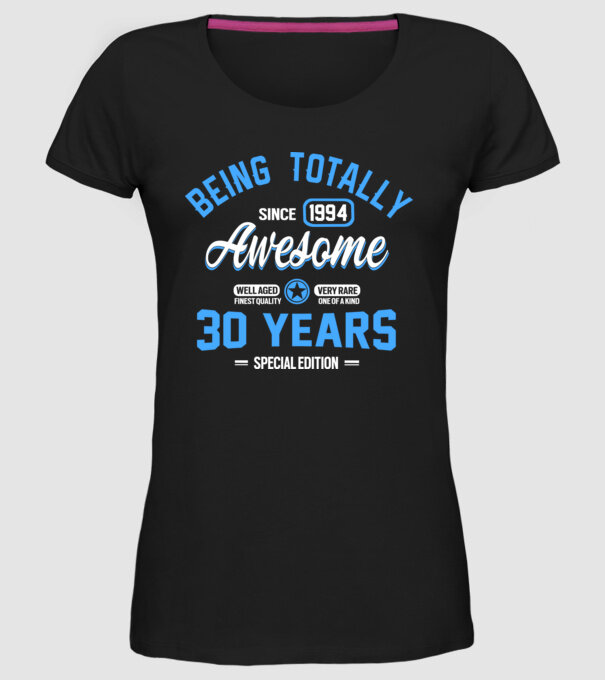 Being totally awesome 30 model negru pe tricou