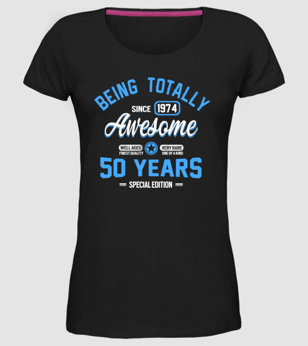 Being totally awesome 50 model negru pe tricou