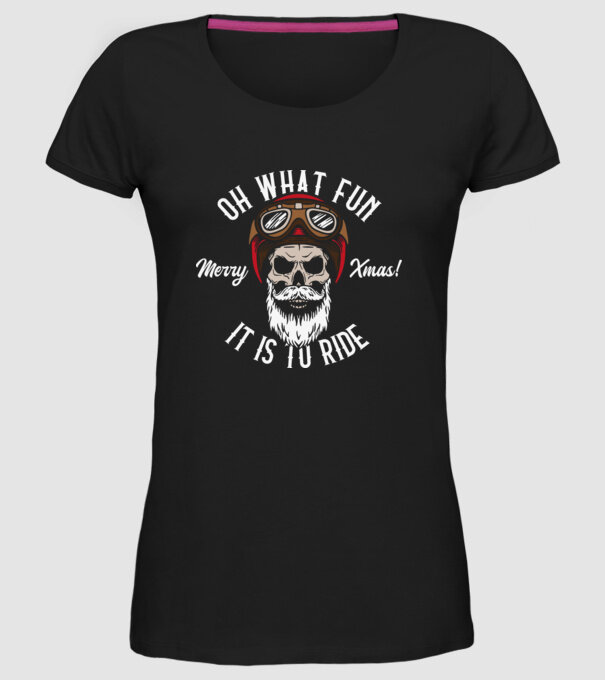 Biker Skull model negru pe tricou
