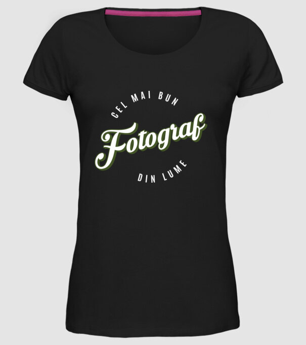Cel mai bun Fotograf din lume model negru pe tricou