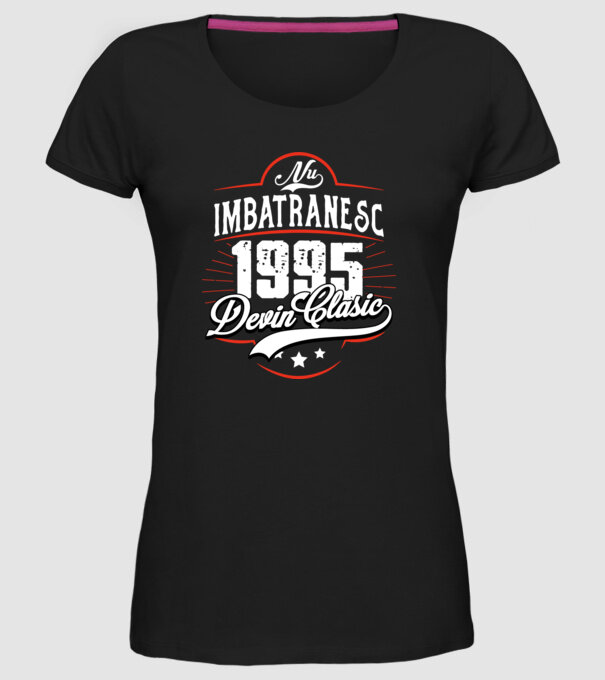 Devin Clasic - 1995 model negru pe tricou
