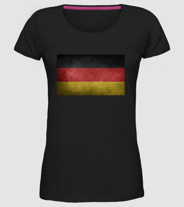 GERMANY model negru pe tricou