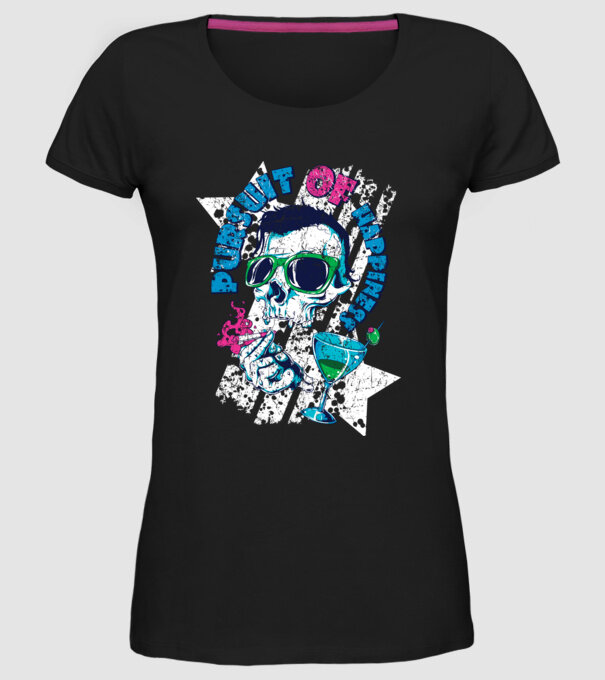 Graffiti model negru pe tricou