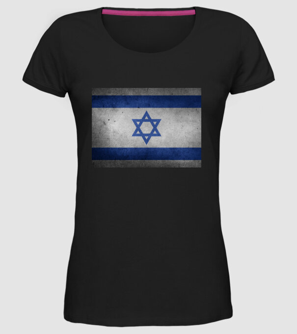 ISRAEL model negru pe tricou