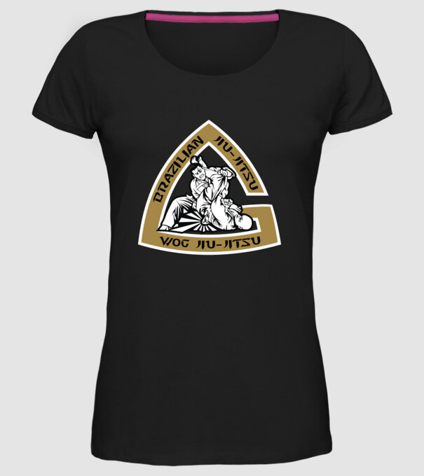 Jiu Jitsu model negru pe tricou