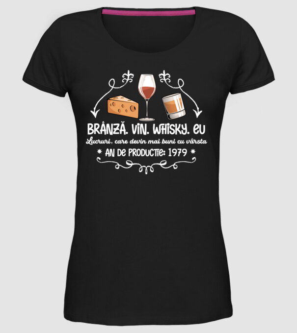 Lucruri, care devin mai buni cu vârsta 1979 45 de ani model negru pe tricou