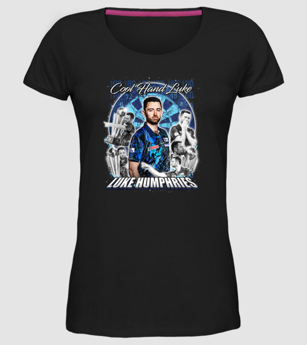 Luke Humphries Cool hand Luke model negru pe tricou