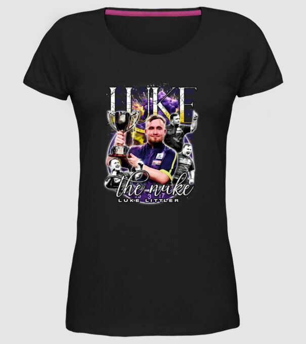 Luke the nuke model negru pe tricou