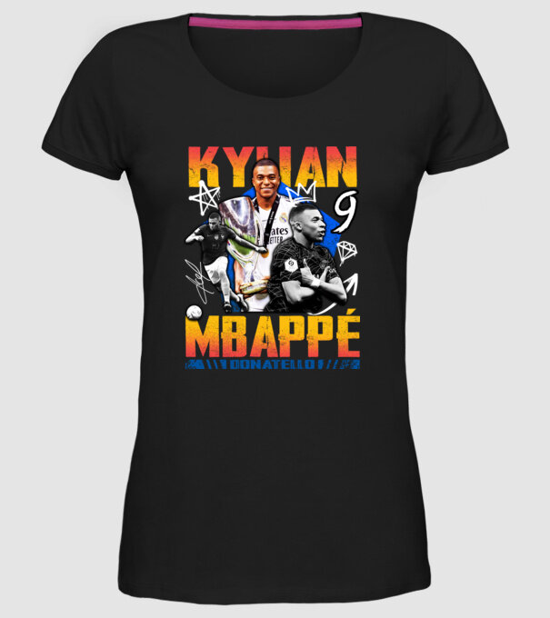 Mbappé tribute model negru pe tricou