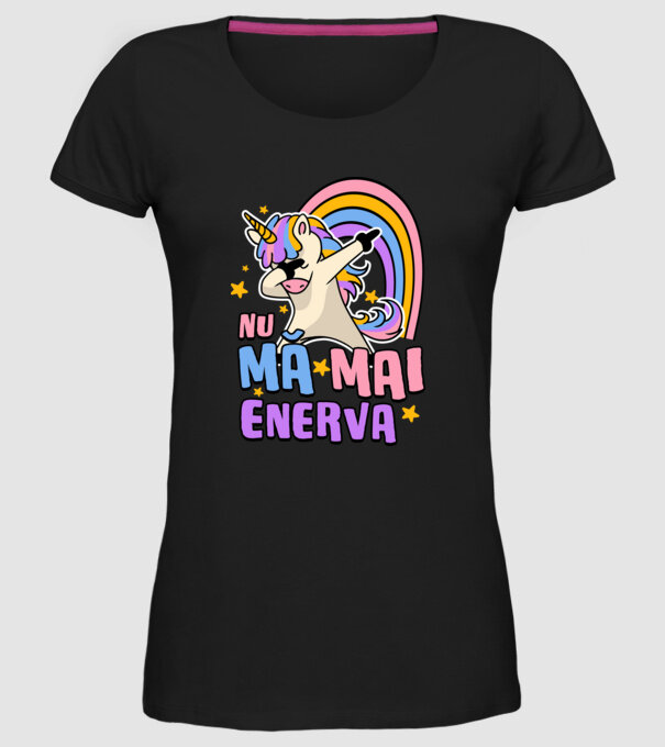 Nu mă mai enerva model negru pe tricou