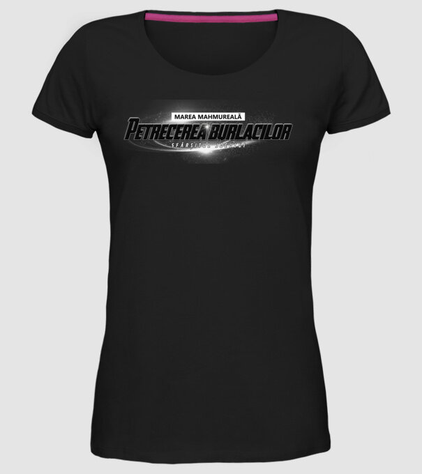 Petrecere de burlac Sfârșitul jocului model negru pe tricou