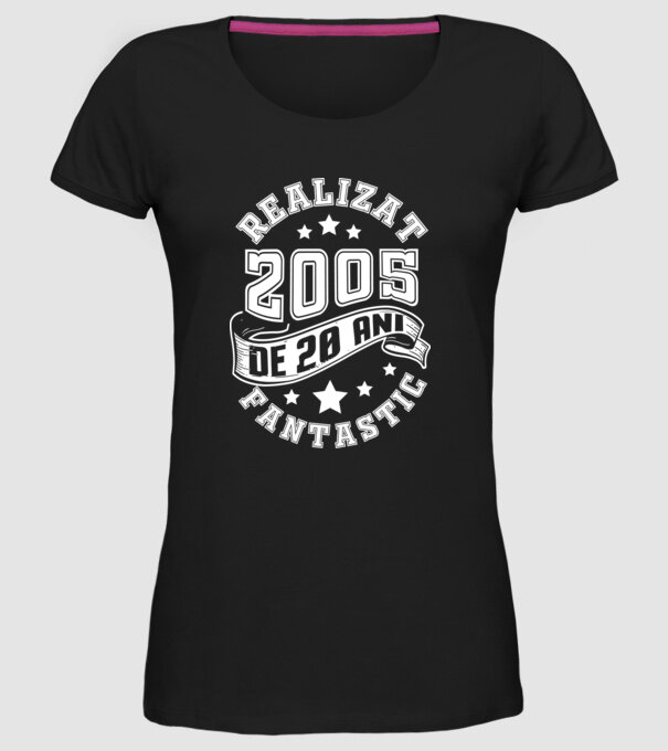 Realizat de fantastic - 2005 model negru pe tricou