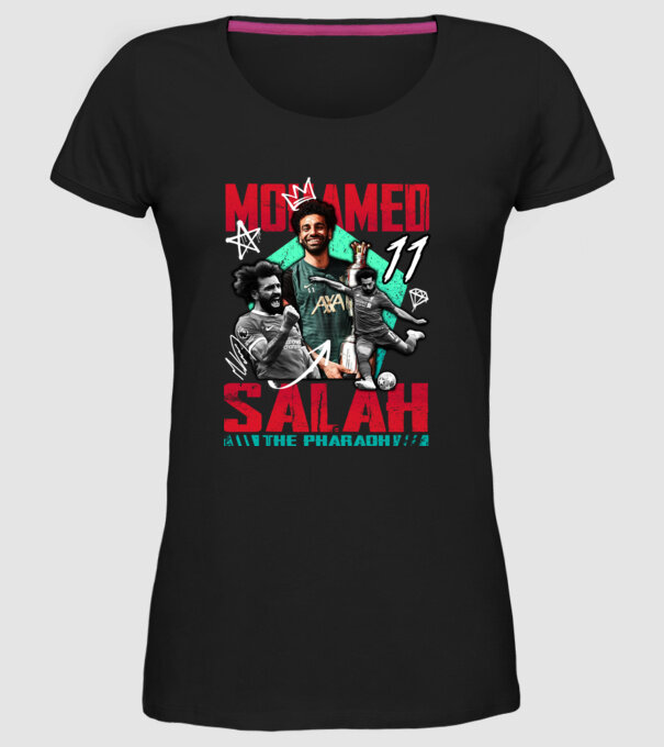 Salah tribute model negru pe tricou