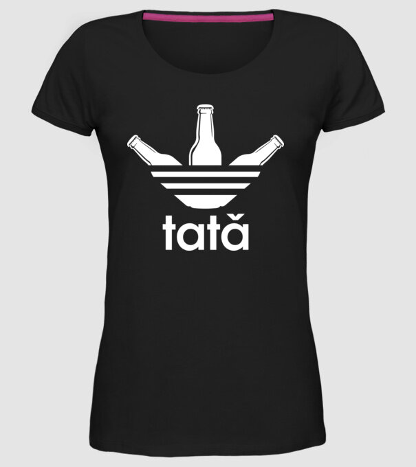 Tatadidas model negru pe tricou